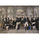 The Illustrious Sons of Ireland, after a painting by John Donaghy (1838-1931).