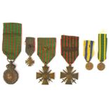 French Medal collection, St Helena and Croix de Guerres. A St.