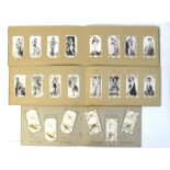 Cigarette cards. Collection of sets of cards by various cigarette manufacturers.