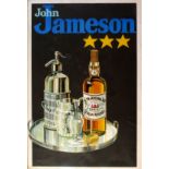 1950s Whiskey advertising poster.