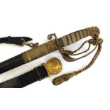 Erskine Childers' Royal Navy Reserve officer's sword.