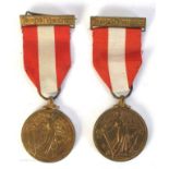 1939-1946 Emergency Service medals, Military Red Cross and Local Defence Force.
