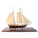 Model of the 1818 United States Revenue cutter 'Alert'.