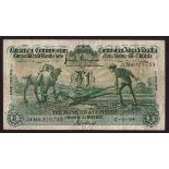 Banknotes, Currency Commission Consolidated Banknote, 'Ploughman', The Munster & Leinster Bank,