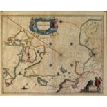 1650 Map of the Arctic by William Janszoon Blaeu.