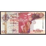 Banknotes, Seychelles, 1979-2005, two 1979 Fifty Rupees, 2001 Fifty Rupees; 1980 One Hundred Rupees,