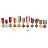 Collection of World War II and Korea medals. Korea Medal and UN pair to C/MX. 60269 W. R.