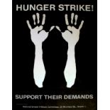 1980 A collection of three republican propaganda posters relating to the hunger strikes.