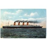 Postcards. Liners and steam ships collection. (59) and Irish Lighthouses (90).