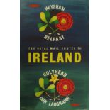 1950s Travel Poster Ireland.