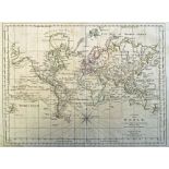 1789 Chart of the World, by Samuel Dunn.