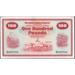 Banknotes, Northern Ireland, Northern Bank Limited, One Hundred Pounds banknote, 1 January, 1980,