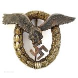 1939-1945 Luftwaffe pilot's badge, by F.W.