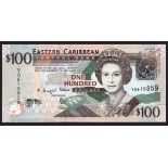 Banknotes, Eastern Caribbean, 2003-2008, three Five Dollars, two Ten Dollars, four Twenty Dollars,