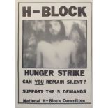 1980 A collection of three republican propaganda posters relating to the hunger strikes.