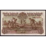 Banknotes, Currency Commission Consolidated Banknote, 'Ploughman', Bank of Ireland, Five Pounds,