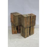 TWENTY PINE CRATES inscribed Canada Dry