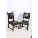 A GOOD PAIR OF 19TH CENTURY MAHOGANY SIDE CHAIRS By Gillows of Lancaster each with a reeded frame