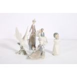 FIVE LLADRO FIGURES