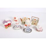 A MISCELLANEOUS COLLECTION OF CHINA to include a dolce-verre cup saucer and side plate an ambiate