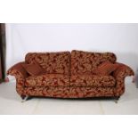 A THREE SEATER SETTEE 230cm (w) EN-SUITE TO PREVIOUS LOT