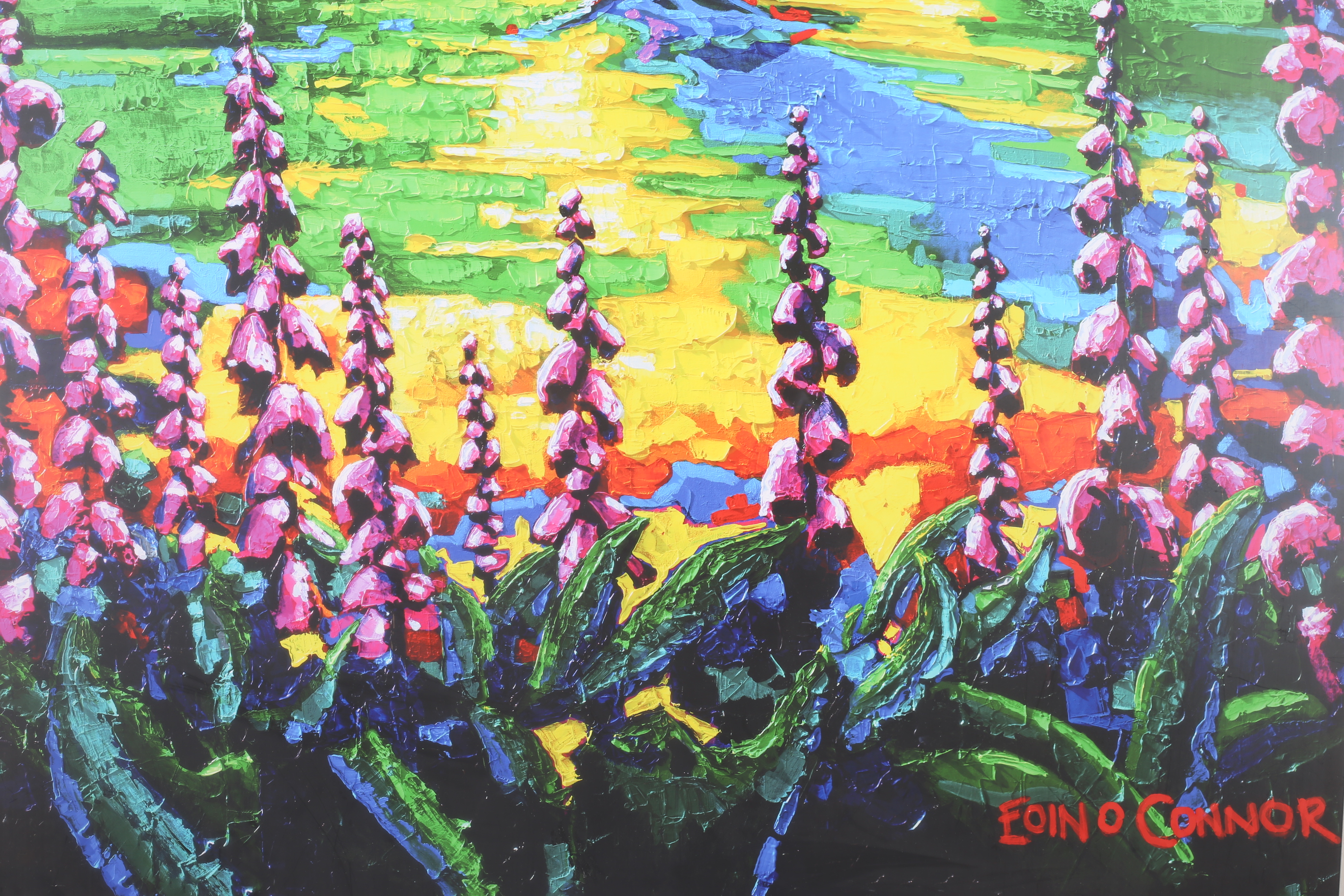 EOIN O'CONNOR AVONDALE A colour print 99cm x 99cm