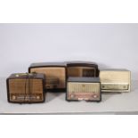 THREE RETRO BAKELITE CASE RADIOS comprising one Cossor one His Master's Voice and a Philips radio