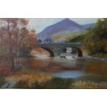 P QUINLAN AUTUMN Oil on canvas laid on board Signed lower right 28cm x 39cm
