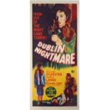 Dublin Nightmare, 1958 Cinema poster for the thriller,