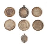 1878-1921 Seven silver agricultural medals awarded to the Smyth family Ardmore House Co.