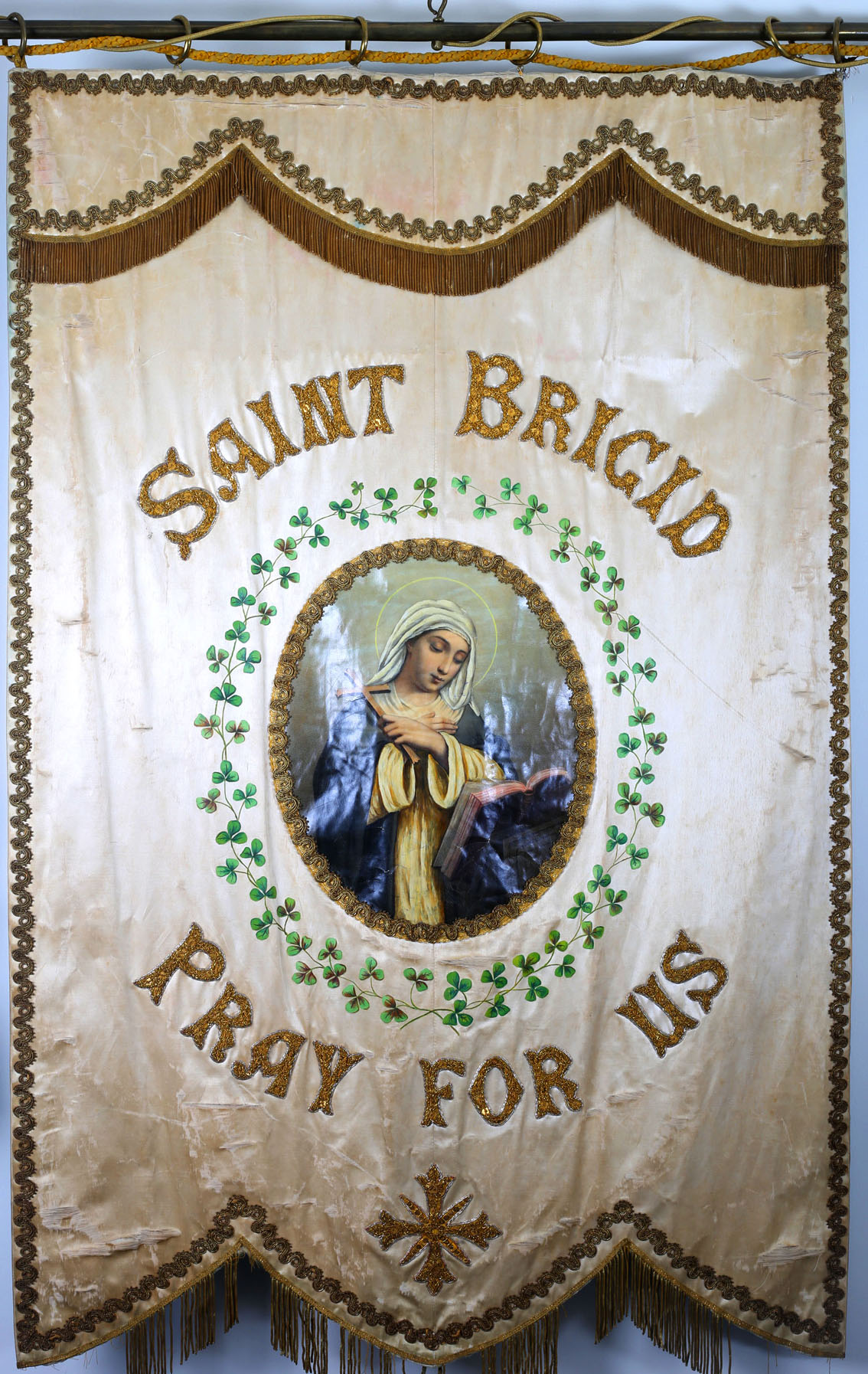 19th century processional banner venerat