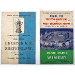 Football Programmes. FA Cup Semi-Final.