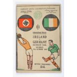 Football Programme, Ireland international.