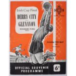 Football Programmes. Northern Ireland Cup Finals. (1957-2015). (MF). (57).