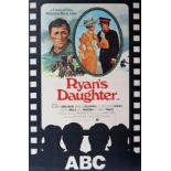 Ryan's Daughter 1970, cinema poster, published by ABC for David Lean's epic filmed in County Kerry.