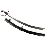 1796-pattern officer's light cavalry sabre, by Osborn and Gunby, the curved,