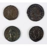 Coins. Roman copper AE 3/4, Folles and Antoninianii from c.