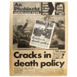 An Phoblacht / Republican News. 1981 (August 22) miniature prison issue.