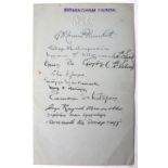 1918 The German Plot, prisoner's signatures, Birmingham Prison.