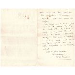 1911 (July 15) handwritten letter by Padraig Pearse, to Mr Cleary,