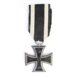 1914 Iron Cross 2nd Class, the suspension ring stamped 'S-W'.