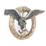 1939-1945 German Luftwaffe pilot's badge.