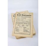1923-24 The Irish Statesman, 30 issues of the weekly magazine edited by George Russell (AE),