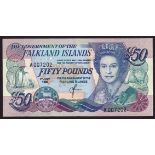 Banknotes, Falkland Islands, 1967-1990, 1967 One Pound, 1983 Five Pounds, 1986 Ten Pounds,