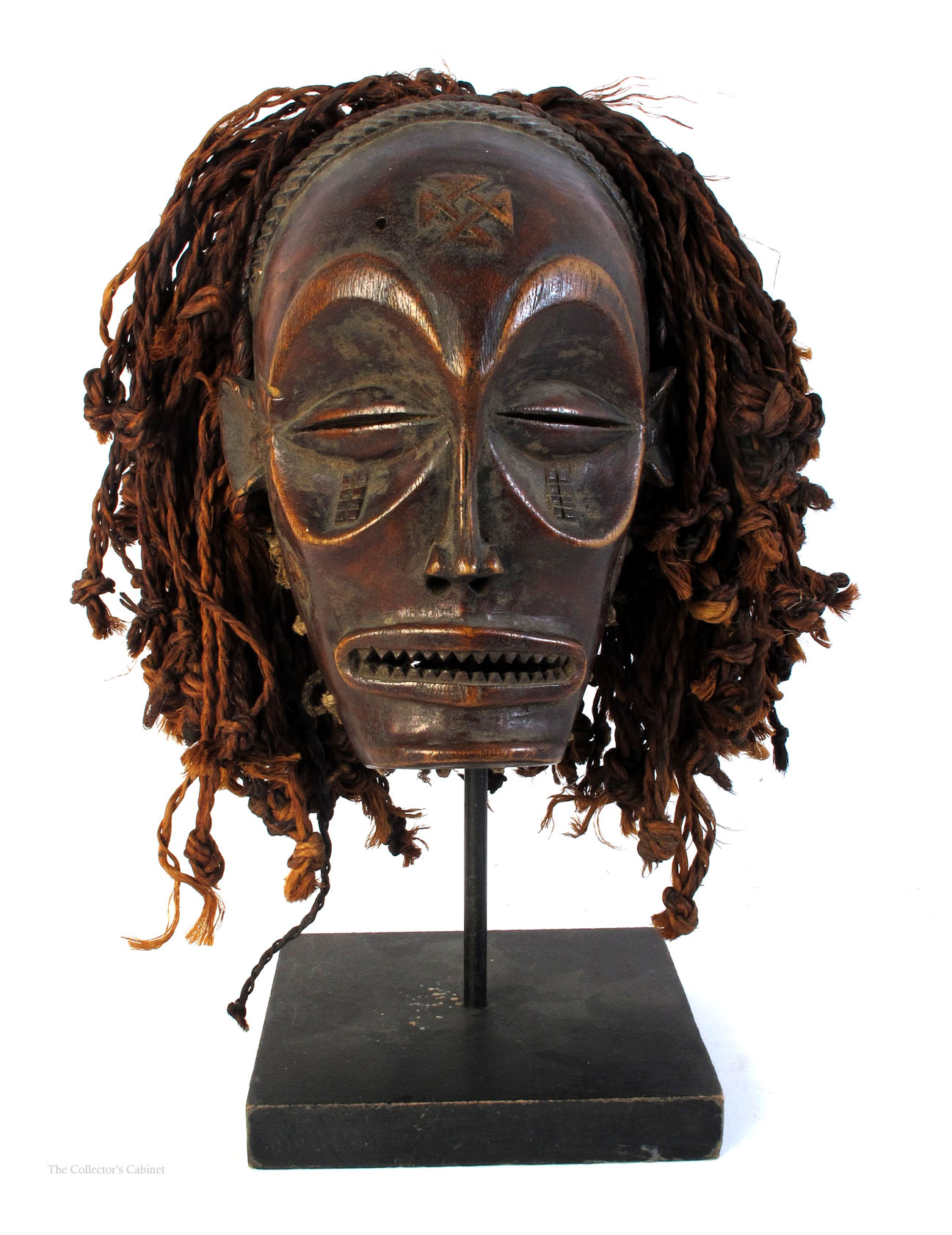 Tribal mask, Jokwe, Central Congo.