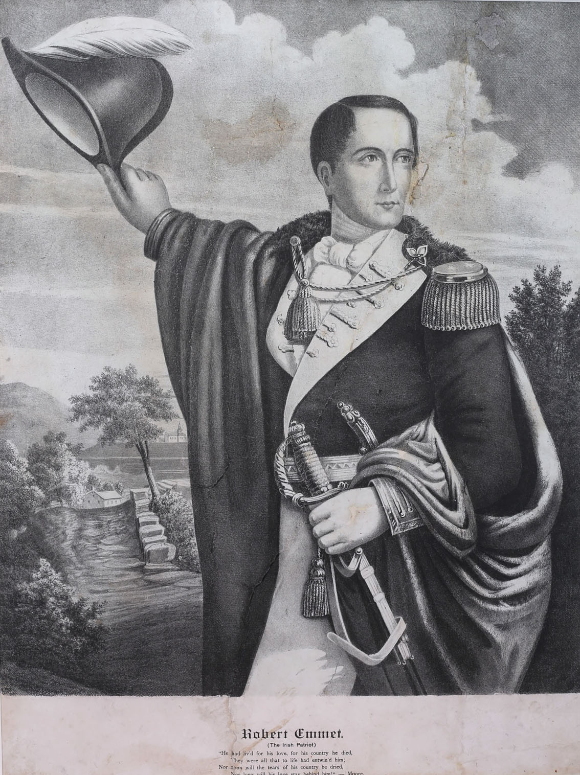 Robert Emmet, two portrait prints. - Image 2 of 2