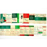 Football Programmes. Ireland internationals. 1964-1970.