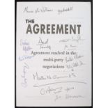 1998 Belfast "Good Friday" Agreement, signed by thirteen of the signatories to the treaty.