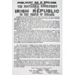 Proclamation of The Irish Republic. 1916-2016.