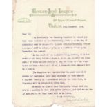 1918 General Election, Joseph Devlin, three letters on United Irish League paper, November 20,